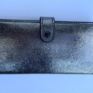Coach Slim Trifold Wallet V5/Metallic Graphite